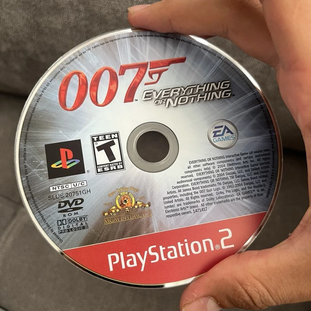 James Bond 007: Everything or Nothing (Sony PlayStation 2, 2004) w/Manual